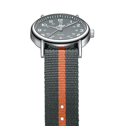 Image of LN LENQIN Mens Watches Unisex Military Sport Nylon Strap Stylish Luminous Fashion Analog Quartz Watch for Men Waterproof Army Tactical Casual Wristwatch