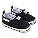 Babyschuhe Leinwand Sneakers Babyschuhe Baby Junge Mädchen Schuhe Sneakers Unisex Sneakers Kleinkind Turnschuhe Baby Jungen Schnürsenkel Lauflernschuhe (Schwarz,6-12 Monate)
