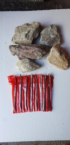 Soapstone carving kit 17-20lb raw soapstone 8 PIECE FILE RIFFLER carving tool