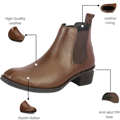 Image of Men's Chelsea Boots | Black Croc Textured Leather | Cuban Heel | Italian Design | TPR Sole | Cushioned Insole
