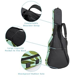Housse pour guitare acoustique avec motif géométrique éléphant et fleur de 1 cm d’épaisseur – Housse de transport… - Les Beatles, Paul McCartney, John Lennon, RIngo Starr, George Harrison Housse pour guitare acoustique avec motif géométrique éléphant et fleur de 1 cm d'épaisseur - Housse de transport… – Image 3