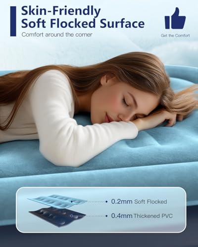 33% Off Twin Air Mattress with Built-in Pump - Quick Inflate