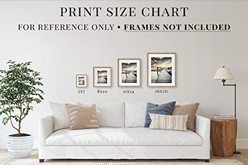 Lisa Russo Fine Art - Farmhouse Decor Barn And Windmill Wall Art Prints - Set Of 3 - Not Framed - Grey, Green (3 5X7 Prints Only) #TOP7