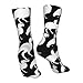 BGPTWLQMX Dodo Bird Silhouette Air Cushioned Running Socks Breathable Round Neck Socks