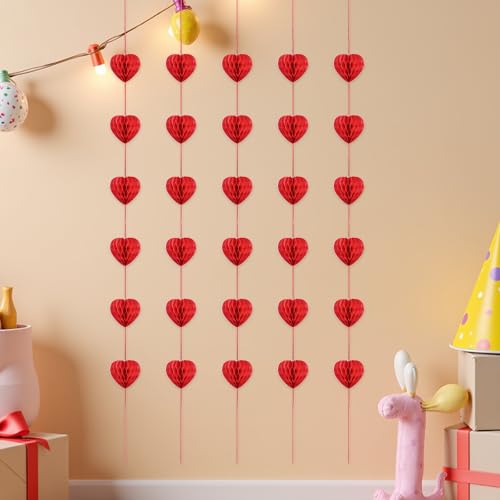 Guirnalda de corazones Toyvian estilo romántico y elegante para momentos mágicos 7