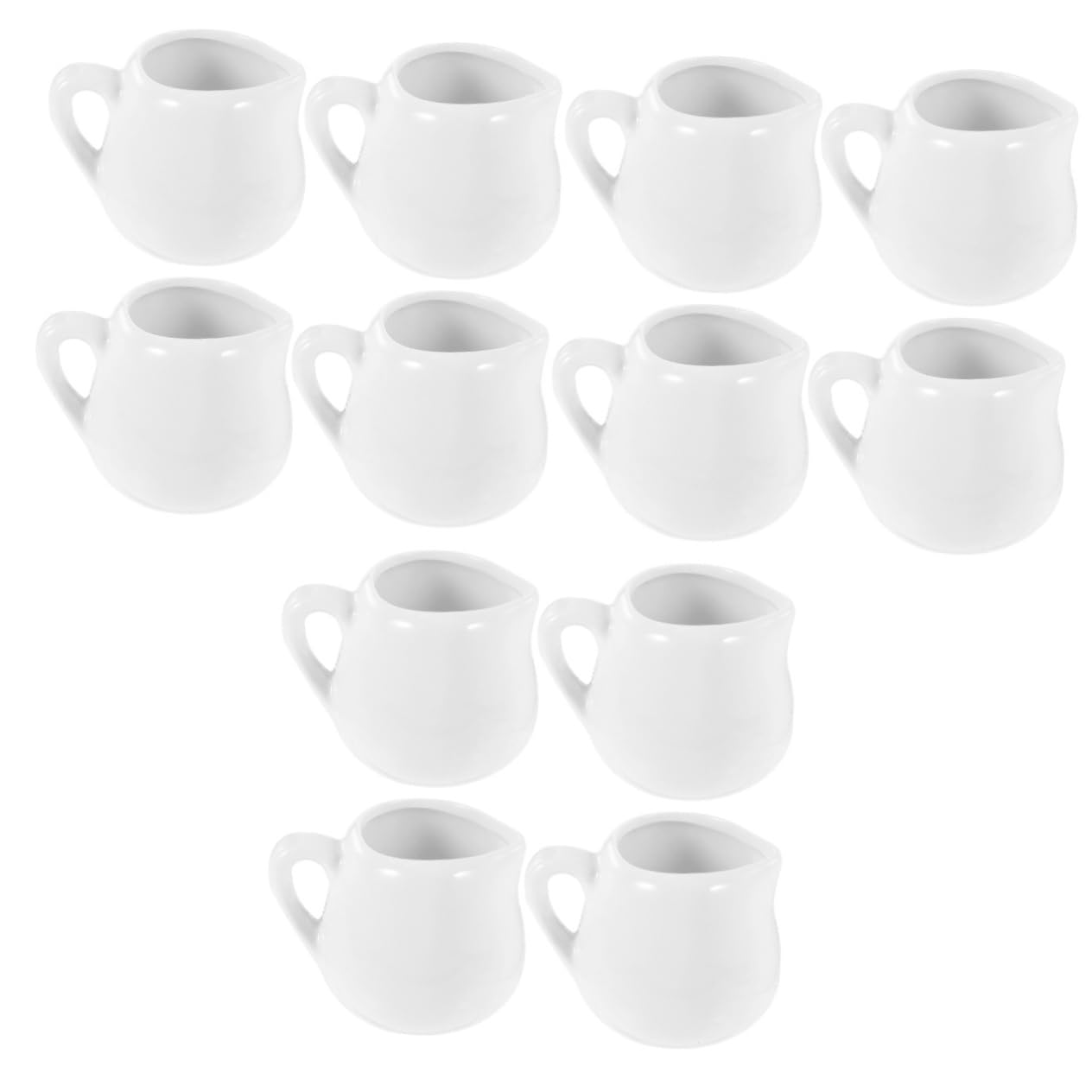 Cabilock 3 Ensembles Récipient À Lait De Style Simple Pichet De Café À Main Pot À Lait En Céramique Récipient À Sauce En Céramique De Café Et De Lait Pot À 4 Pièces * 3