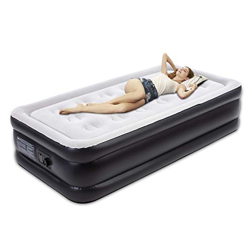 Tuomico Colchon hinchable Inflado Automático en Tres Minutos（191*99*48cm ) camas plegables Inflado(Incluye una Bolsa de Almacenamiento)