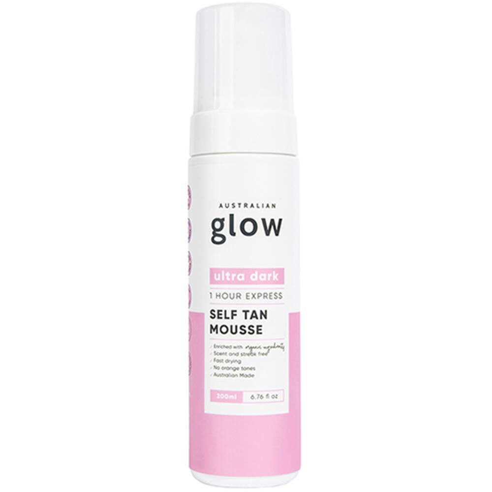 THE AUSTRALIAN GLOWOne Hour Express Self Tan Mousse (Ultra Dark)