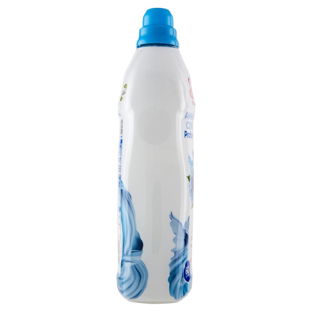 Scala Ammorbidente Suavizante concentrado aciano y gardenia, 60 lavados, dermatológicamente probado, 1500 ml + llavero Beni Culinari gratuito