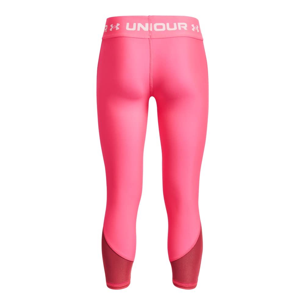 Under Armour Heatgear Armour Ankle Crop Legging - Warmup Bottoms Dziewczynki