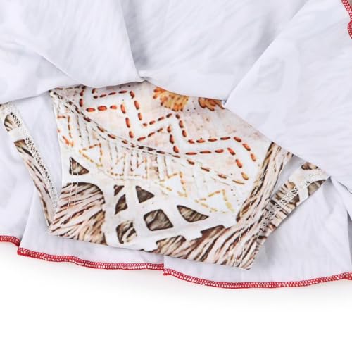 Image of Girls Princess Swimsuit Adventure Outfit with Swim Cap, 3-10 Years