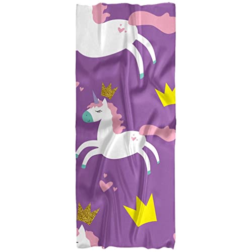 Bufanda ligera para mujer, primavera, otoño, invierno, chal, linda corona de unicornio, Varios colores
