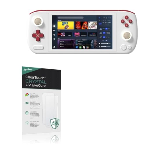 BoxWave Screen Protector Compatible With Ayaneo Pocket Air - ClearTouch Crystal Anti-UV EyeCare (2-Pack), Filters out Harmful Blue Light Reduce Fatigue