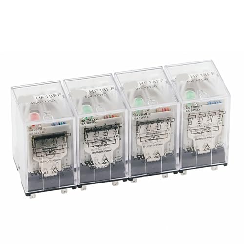 Relais HF18FF-024-4Z13D de haute précision à 14 broches 24V pour automatisme industriel fiable