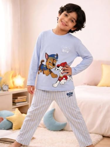 Image of Nap Chief Kids Official Cartoon Characters Full Sleeves Cotton Night Suit for Boys & Girls, Tshirt & Pyjama Set for Sleepwear