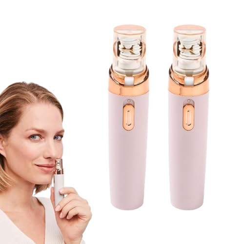Depiladora Epibella, depiladora facial Epibella, depiladora eléctrica inalámbrica recargable para mujer, para cara, labios, piernas, axilas (2 unidades)