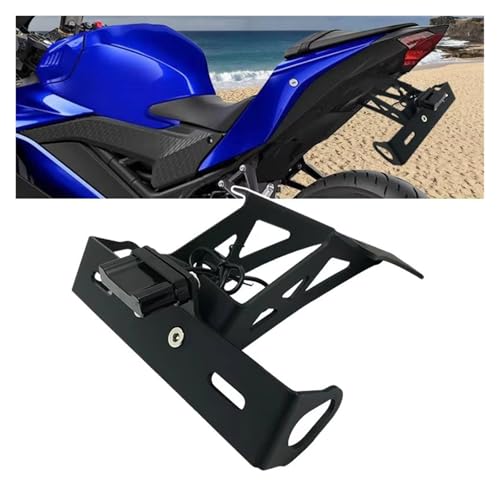 Support Cadre Plaque D'immatriculation Moto YZF R3 R25 Queue Bien Rangée LED