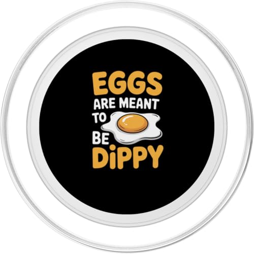 Les œufs sont Faits pour être dippy Funny Pittsburgh Food Yinzer PopSockets PopGrip pour MagSafe – vue 2