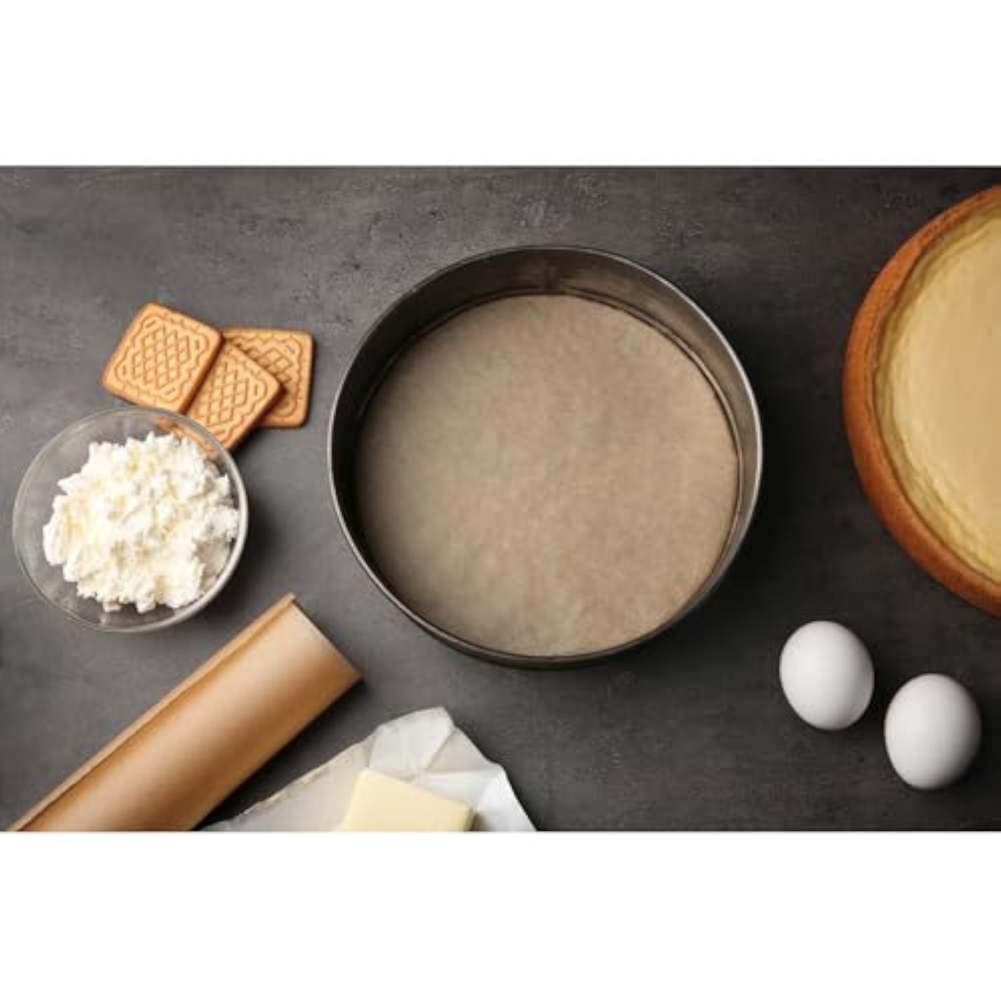 10-Inch Round Springform Pan with Non-Stick Coating
