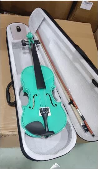 TIMDUバイオリン 初心者 ソリッドウッドバイオリン 子供 大人 練習 演奏 単板 ソリッド 指板マーク スプルース材 初心者セッ