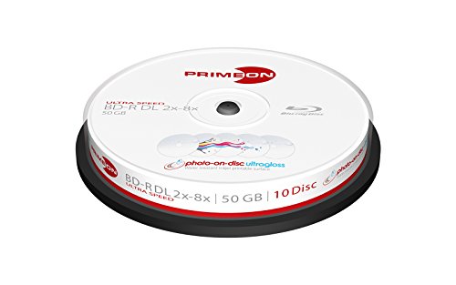 Blu-Ray vierge Primeon 2761317 blanc pour gravure haute définition