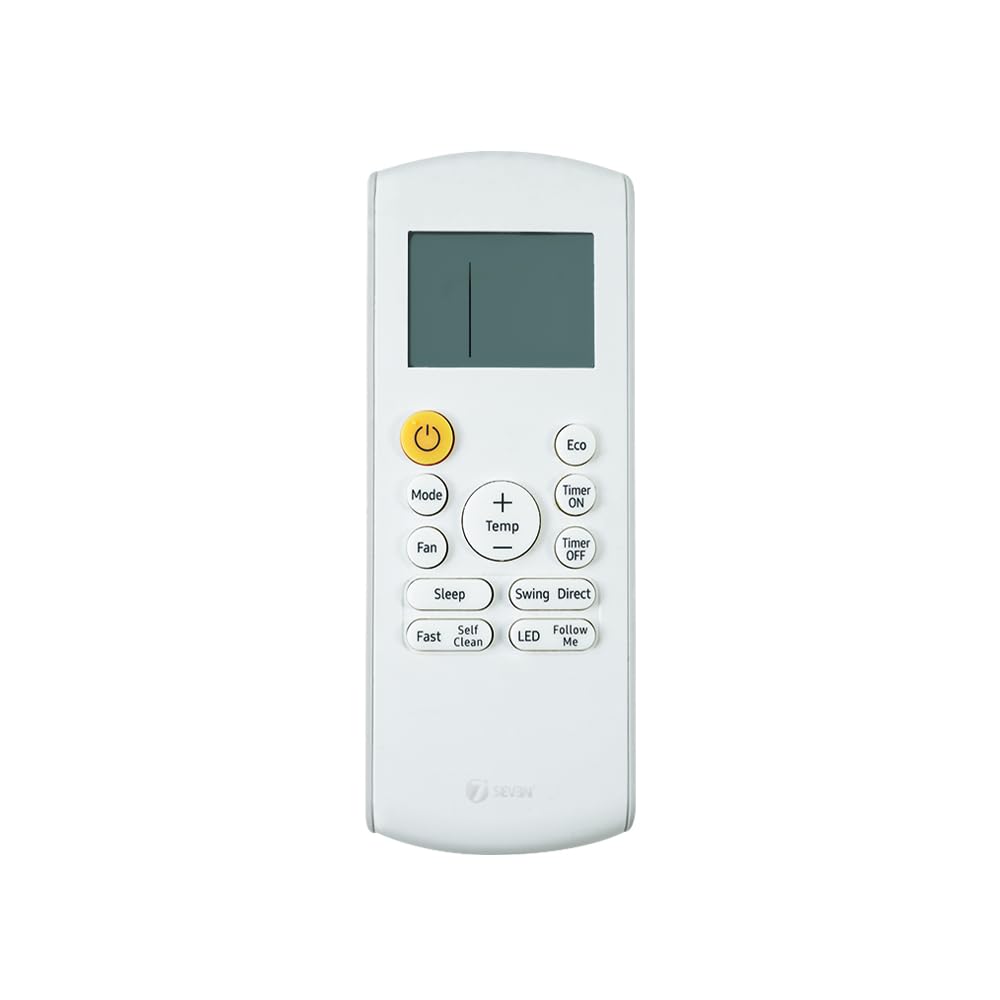 7SEVEN® Compatible with Samsung Split Ac Remote Original RG57Y2/BGEF Model Only Suitable 1 1.5 2 Ton Air Conditioner and Match Existing Genuine Remote Key by Keys to Perform Optimal Compatibility (B0B21254JP) Amazon Price History, Amazon Price Tracker