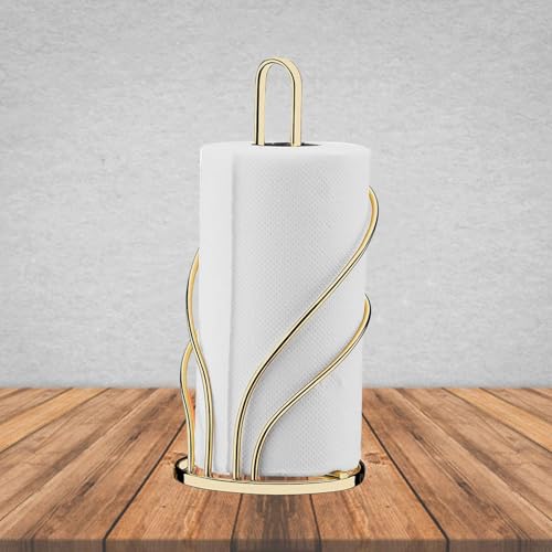 Soporte vertical para toallas de papel que ahorra espacio en baños 8