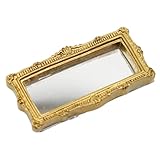 Regalo significativo: gli specchi per la casa giocattolo con intricati motivi floreali creano un effetto di rifrazione realistico e riflettono l'alta autenticità dell'artigianato apprezzato dagli amanti delle belle arti e rendono questi specchi un regalo adorabile per gli individui