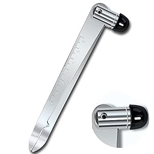 Neurologische Hamer met Schaalliniaal en Rubberen Kop Verdikkingshamer van Roestvrij Staal Geschikt voor Onderzoek van…