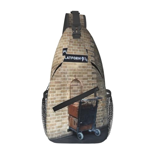 Grand sac à bandoulière pour voyage fonctionnel avec sangle poitrine réglable
