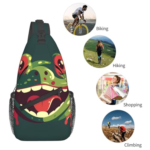 Bolsa pequeña de hombro tipo sling para senderismo miniatura 6