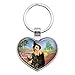 Wizard of Oz Scarecrow Character Keychain Heart Love Metal Key Chain Ring