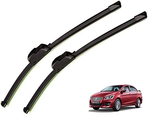 Auto Hub Frameless Car Wiper Blades Compatible with Maruti Suzuki Ciaz - Set of 2,(D-24,P-16)