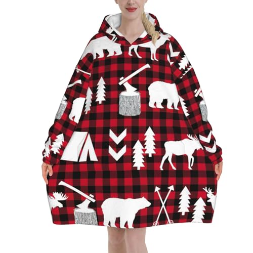 Couverture à capuche imprimé vache : finis les plaids qui glissent du canapé