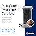 Nikken - PiMag Aqua Pour Filter Cartridge - Easy Replacement, With Copper Particles, Activated Carbon, pH Balance, Contaminant Reduction, Fresh Water