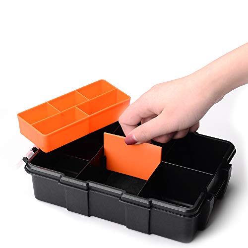 Sortimentskasten Set - 4-teilig - Sortierkasten - Organizer - Stapelbarer Werkzeugkasten - Werkzeugbox, Werkzeugkiste – Bild 7