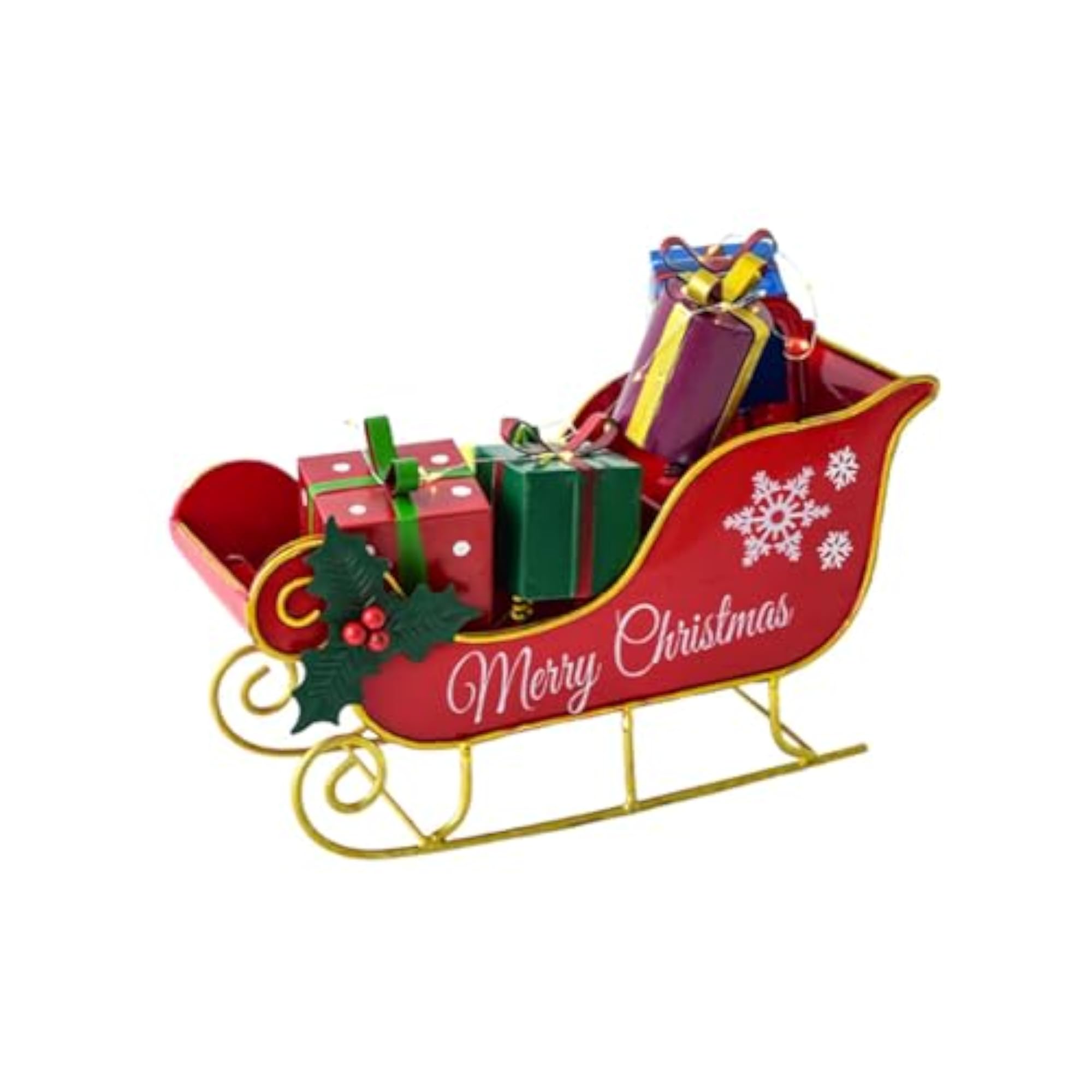 Lighted Christmas Table Decoration Figurine Centerpiece
