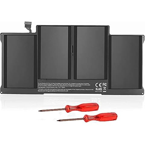 HBFVG A1377 A1405 A1496 Laptop Battery Replacement for Mac Book Air 13 inch A1466 A1369 (2017, Early 2015, Early 2014, Mid 2013, Mid 2012, Mid 2011 and Late 2010 Version)(7.3V 50Wh) Cover