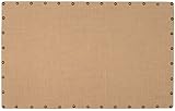 Linon Burlap Nailhead Corkboard - Large