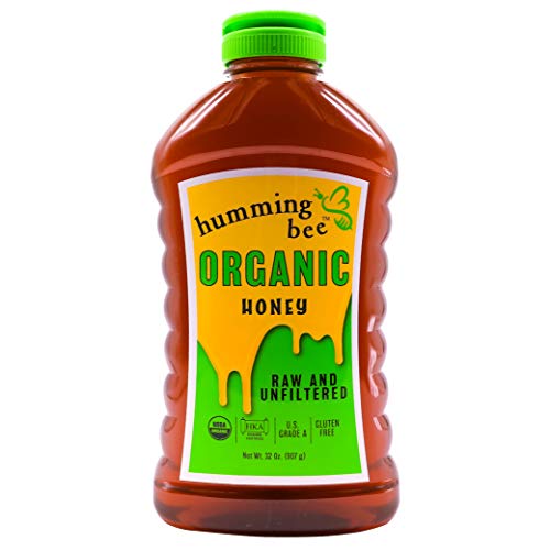 32 oz Humming Bee USDA Certified Organic Honey - Gluten Free, Kosher, US
