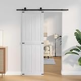 Porta Corona bianca scorrevole 70 x 210 cm in legno per interni moderni porta interna salvaspazio porta interna facile da montare durevole