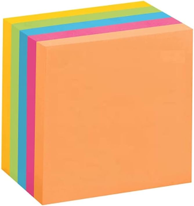OFIXO Sticky Notes, Sticky Notes Pad 3x3 Inch, Colored Sticky Notes | Sticky Notes Diary Bright Colors
