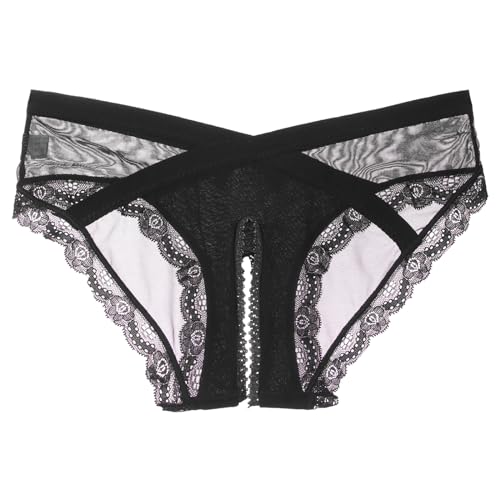 Sxiwei Mens Mesh Lace Sheer Briefs Sissy Panties Low Rise Hollow Out Low Rise Underwear Underpants2