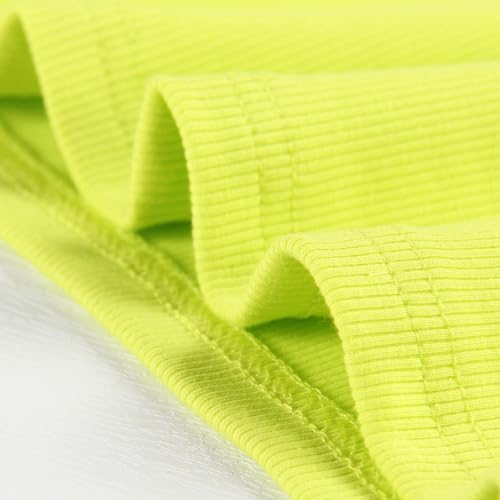 Image of Artfish Women Casual Basic Sleeveless High Neck Rib-Knit Y2k Crop Tank Top