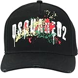 Vergessen Sie die langweiligen Hüte und rocken Sie diese DSquared2 Black Cap! Mit dem Symbol-Logo entlang der Vorderseite mit Farbspritzer-Design ist diese Kappe perfekt für jede Jahreszeit und verleiht jedem Look ein stilvolles Flair. Wählen Sie Qualität, wählen Sie Dsquared2.