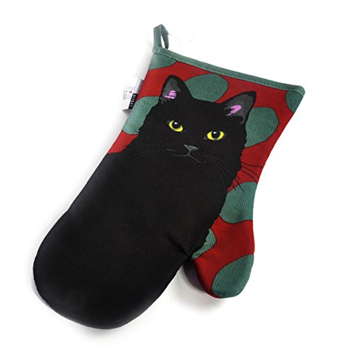 Preisvergleich Produktbild Leslie Gerry Black Cat Ofenhandschuh