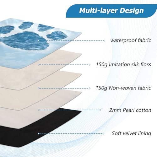 Funda impermeable para laptop 13 a 14 pulgadas azul miniatura 4