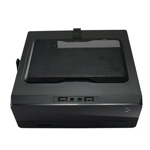 CiT MTX-007B - Case Mini-ITX 180W PSU, montaggio Vesa, colore: nero