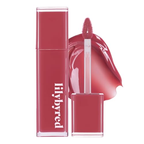 Image of lilybyred Bloody Liar Coating Tint | Korean Glossy Lip Stain, Vivid & Juicy Color, Syrupy Shine, Moisturizing, Long-Lasting & Smudge-Proof, Non-Sticky, Lightweight, 0.14 oz. (20 Something Cherry)