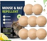 Mouse Repellent Peppermint Oil Rat Repellent - Mice Repellent, Rodent Repellent Rat Deterrent Outdoor Indoor, Effective Against Rat and Long Lasting Protection for Home Garage Attic(8 Pack)